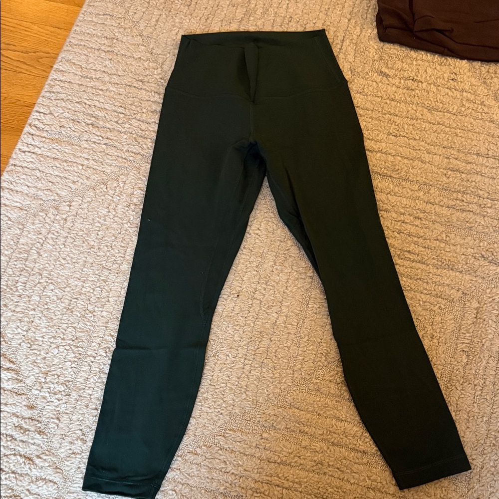 Lululemon Athletica Dark Green Leggings